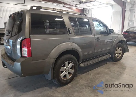 2008 Nissan Pathfinder Se z USA, uszkodzony, nr VIN 5N1AR18B48C638344